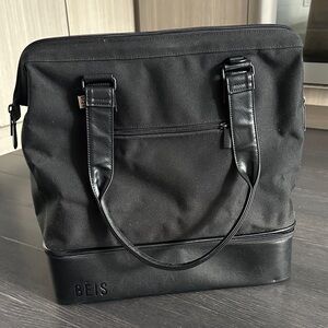 BEIS Black Duffel Bag for Men